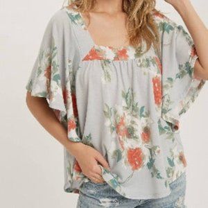 NEW Floral Butterfly Top